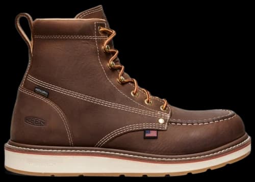 Keen Liberty 6" Waterproof Carbon Toe Boot Chestnut Gum