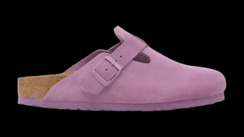 Birkenstock Boston Suede Leather Mauve