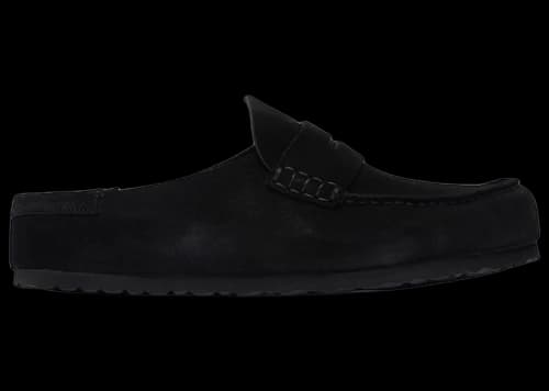 Birkenstock Naples Wrapped Suede Leather Black