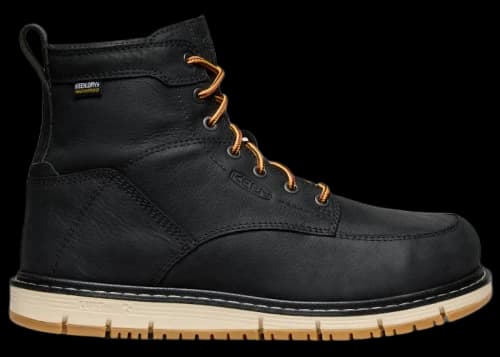 Keen San Jose 6" Waterproof Aluminum Toe Boot Black Gum