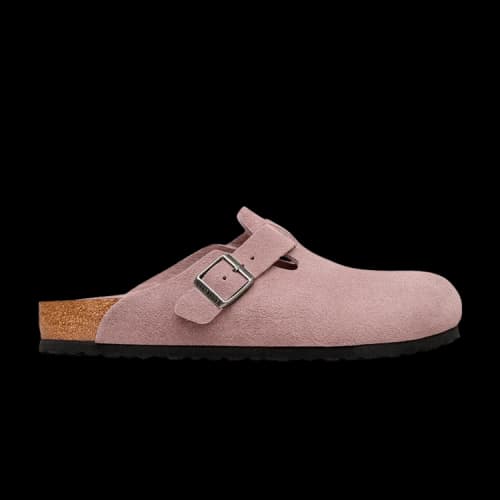 Birkenstock Boston Soft Footbed Narrow Sandal 'Faded Purple'