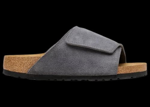 Birkenstock Solana Suede Leather Charcoal