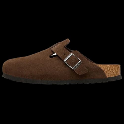 Birkenstock Boston Breathable Birkenstock Shoes Unisex Coffee Narrow