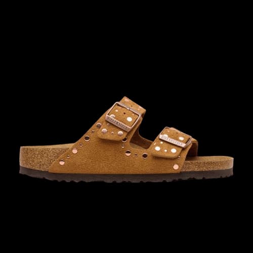Birkenstock Arizona Rivets Suede Sandal 'Mink' (Women's)