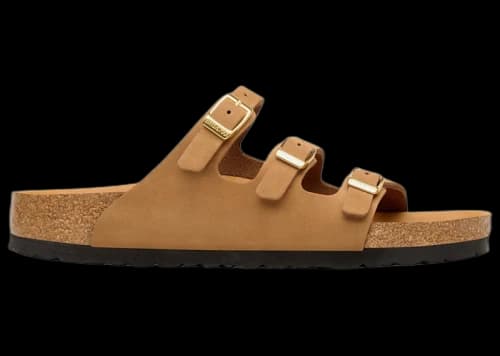 Birkenstock Florida Fresh Nubuck Leather Mink