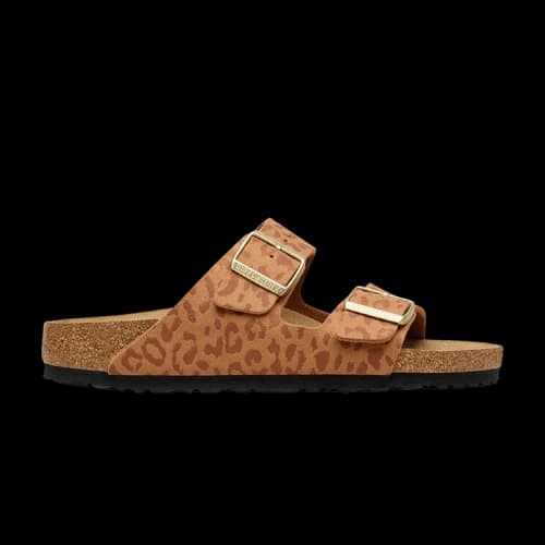 Birkenstock Arizona Synthetic Sandal 'Leopard Pecan' Women's