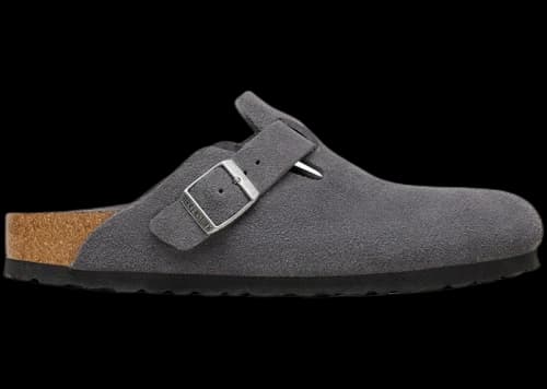 Birkenstock Birken Boston Soft Footbed Charcoal