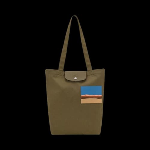 Longchamp x Caroline HéLain M Tote Bag 'Olive'