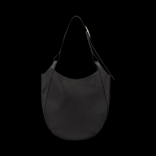 Longchamp Le Foulonné L Hobo Bag 'Black'