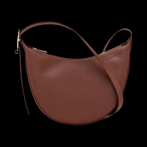Longchamp Le Foulonné S Crossbody Bag 'Coffee'