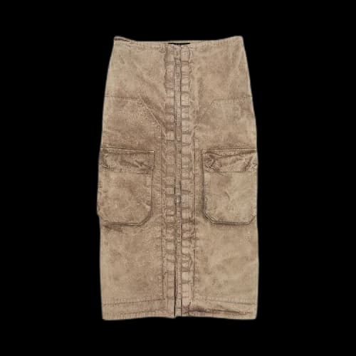Y/Project Velcro Cargo Long Skirt 'Washed Khaki'