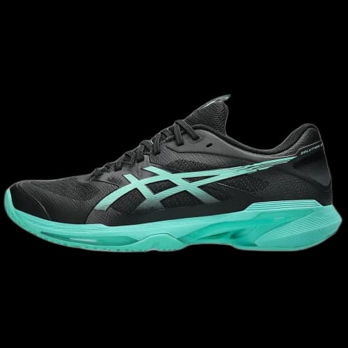 ASICS SOLUTION SPEED FF 4 Slip Resistant Low top Tennis Shoes Men's Black