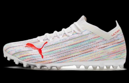 PUMA Ultra 1.2 MG Soccer Shoes White/Red
