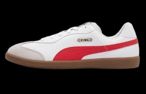 PUMA KING 21 IT Football Boots 'White Red Brown'