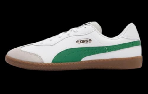 PUMA King 21 IT Football Boots 'White Green Gum'