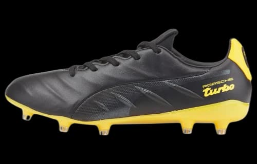 PUMA King Platinum 21 FG 'Black Lemon Chrome'