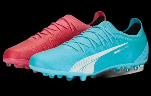 PUMA Ultra Ultimate Tricks MG 'Sunset Pink Hero Blue'