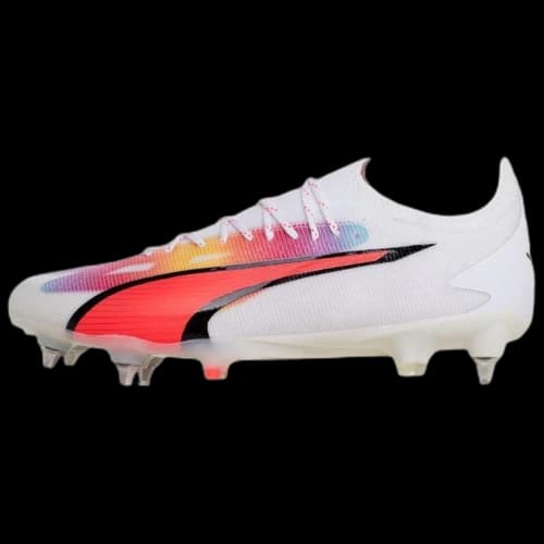 PUMA Ultra Ultimate SG Soft Ground Soccer Shoes Men's Red White