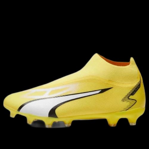 PUMA Ultra Match+ Laceless FG/AG 'Yellow Blaze White Black'