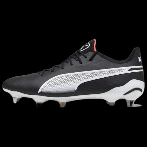 PUMA King Ultimate MG Rubber Short Studs SG Metal Long Studs Soccer Shoes Men's Black