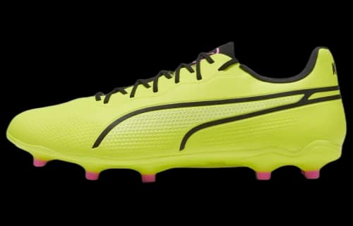 PUMA King Pro AG Artificial Ground FG Firm Ground Soccer Shoes Unisex Green Black