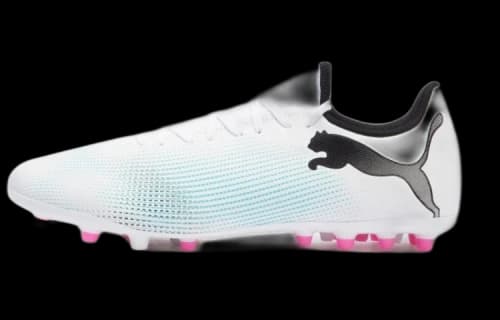 PUMA Future 7 Play MG Cleats 'White Blue Pink'