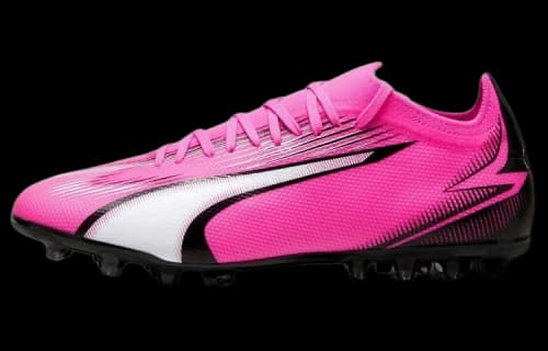 PUMA Ultra Match MG Track Shoes 'Pink White Black'