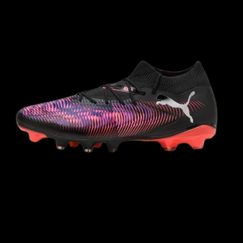 PUMA FUTURE 8 AG Artificial Ground FG Firm Ground Artificial Turf Abrasion Resistant Soccer Shoes Men's Black Purple