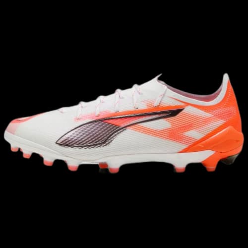 PUMA ULTRA 5 ULTIMATE AG Artificial Ground Artificial Turf Abrasion Resistant Soccer Shoes Unisex White Black Red