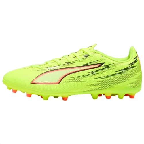 PUMA ULTRA 6 MG Multi Ground Cushioning Slip Resistant Abrasion Resistant Soccer Shoes Men's Neon Yellow