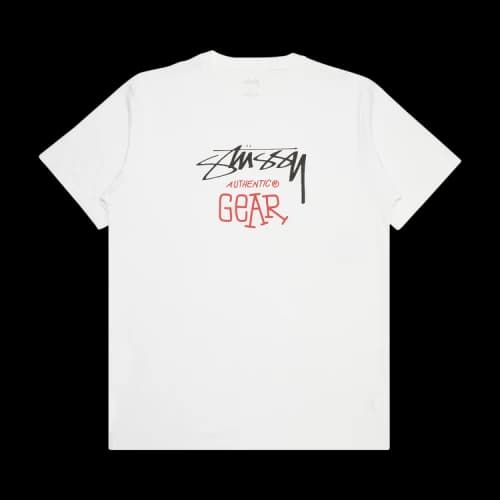 Stussy Authentic Gear Tee 'White'