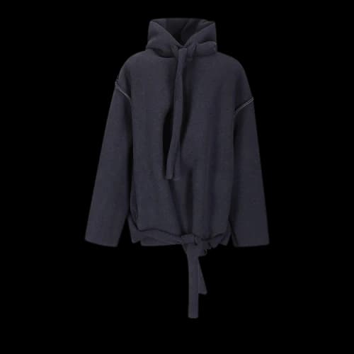 Ottolinger Felted Scuba Anorak 'Black'