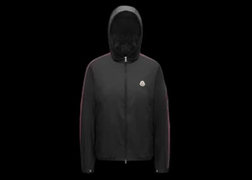 Moncler Necker Short Down Jacket Black