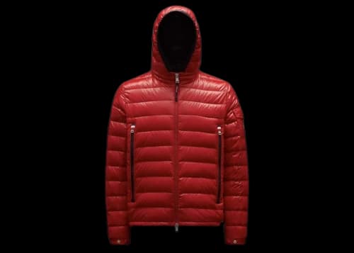 Moncler Galion Short Down Jacket Scarlet Red