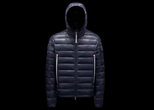 Moncler Galion Short Down Jacket Navy Blue