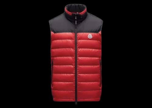 Moncler Ortac Down Vest Ruby Red