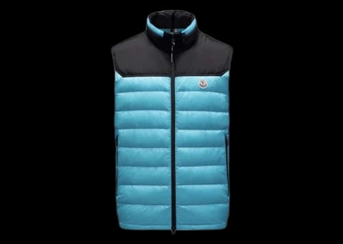 Moncler Ortac Down Vest Turquoise
