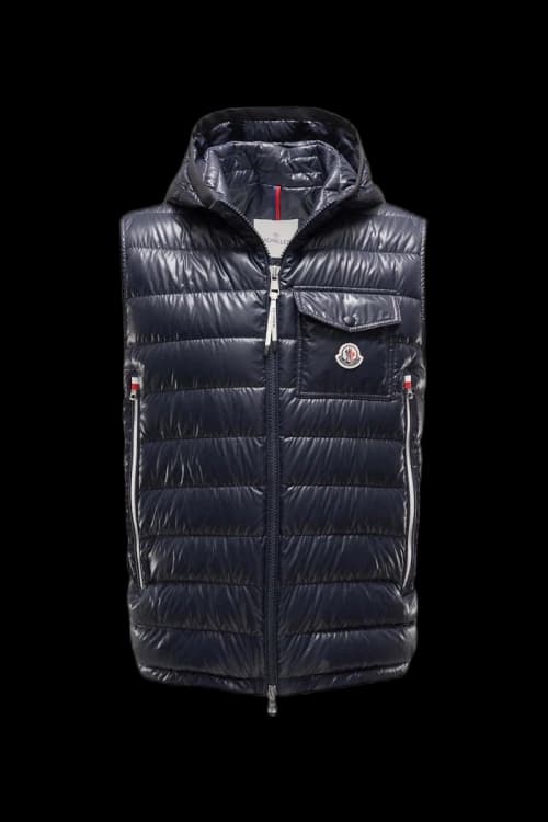 Moncler Ragot Hooded Vest Night Blue