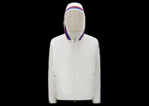 Moncler Rukbat Windbreaker Jacket White