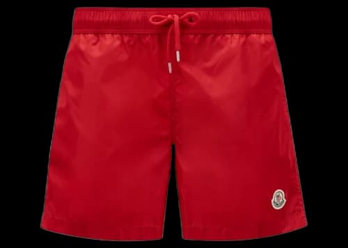 Moncler Swim Shorts Scarlet Red