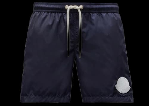 Moncler Drawcord Swim Shorts Night Blue