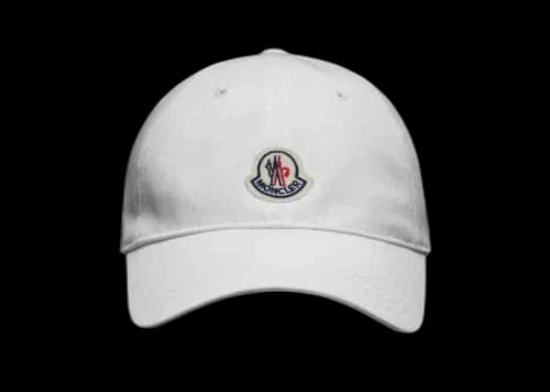 Moncler Logo Baseball Cap Optical White