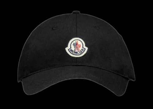 Moncler Logo Baseball Cap Black