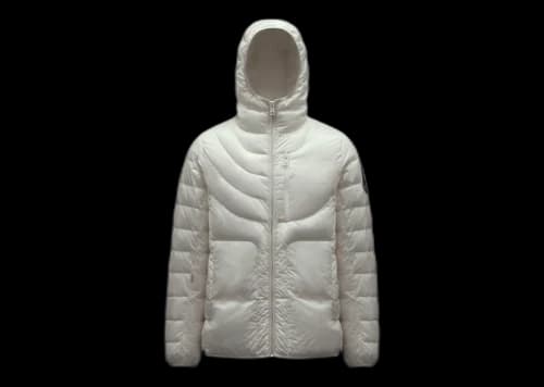 Moncler 2 Genius 1952 Man Hissu Short Down Jacket Snow White