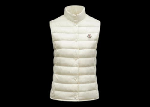 Moncler Women's Liane Vest Silk White