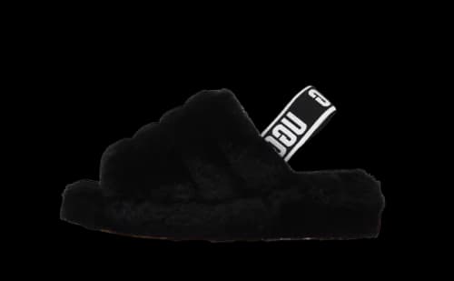 UGG Fluff Yeah Slide Black (Women's)