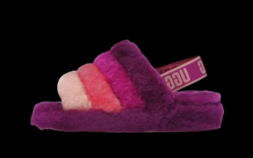 UGG Fluff Yeah Slide Berrylicious Multi (Women's)