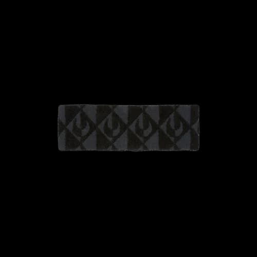 Marine Serre Textured Knit Moon Lozenge Choker 'Black/Grey'