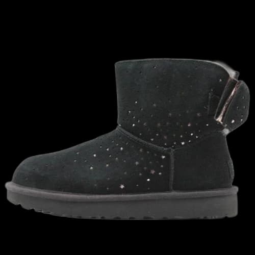 UGG Classic Mini Stargirl Bow Port 'Black' (Women's)