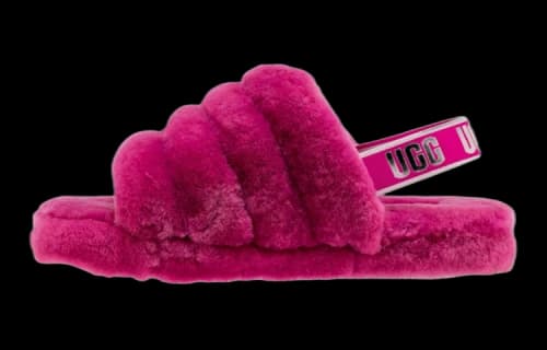 UGG Fluff Yeah Slide Kids 'Fuchsia'